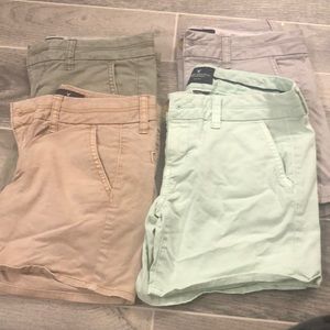 American eagle lot of khaki shorts